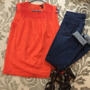 J Crew cotton tunic top